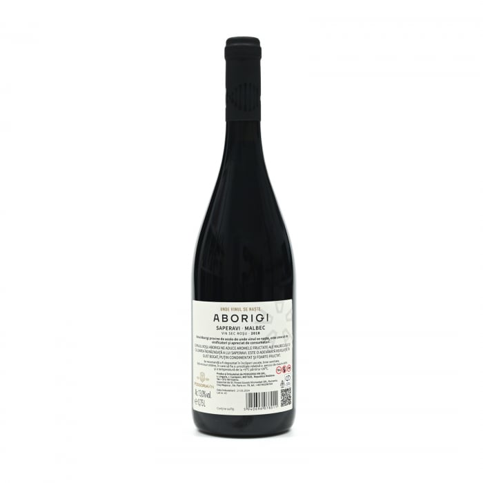 ABORIGI SAPERAVI & MALBEC - ROSU SEC - PODGORIA VIN 0.75L [2]