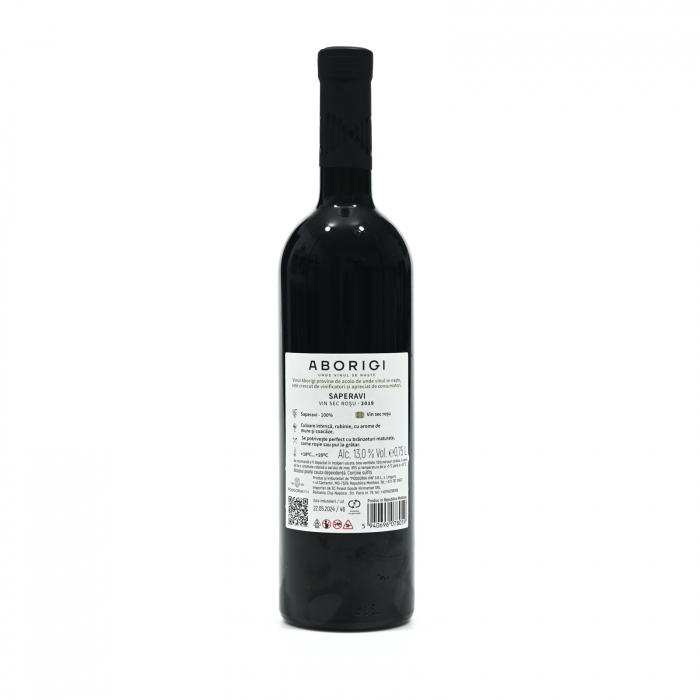 ABORIGI SAPERAVI - ROSU SEC - PODGORIA VIN 0.75L [2]