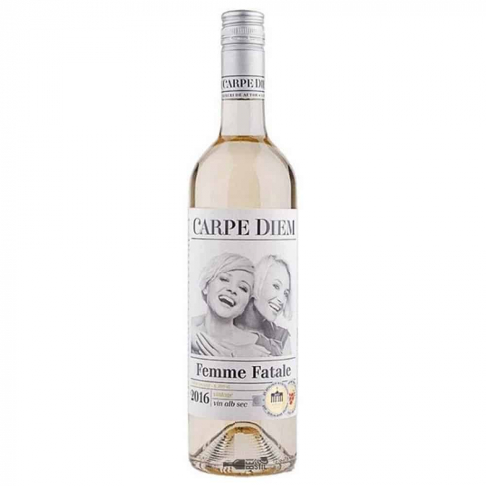 CARPE DIEM FEMME FATALE - FETEASCA ALBĂ & FETEASCA REGALĂ - ALB SEC - CASA LUCA 0.75L [1]