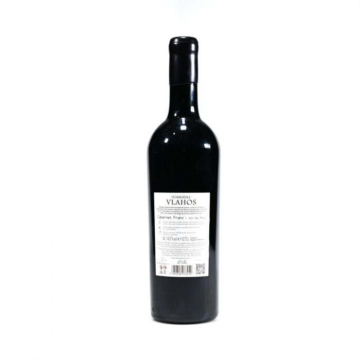 DOMENIILE VLAHOS CABERNET FRANC UNIQUE EDITION - ROSU SEC - PODGORIA VIN 0.75L [2]