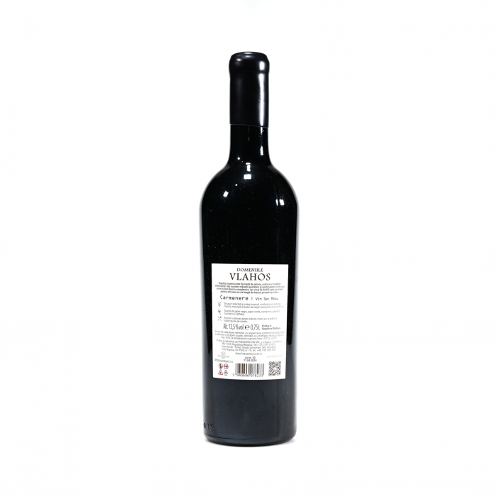 DOMENIILE VLAHOS CARMENERE UNIQUE EDITION - ROSU SEC - PODGORIA VIN 0.75L [3]