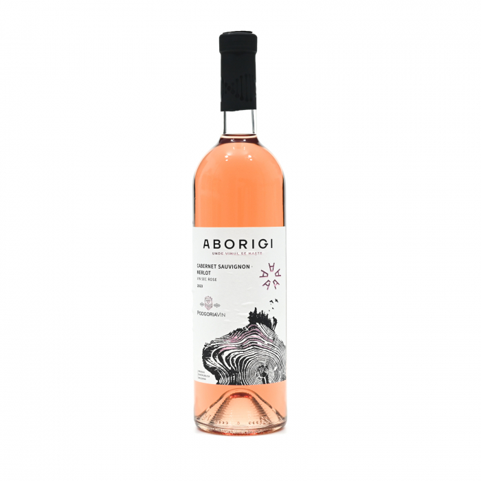 ABORIGI CABERNET SAUVIGNON & MERLOT - ROSE SEC - PODGORIA VIN 0.75L [1]