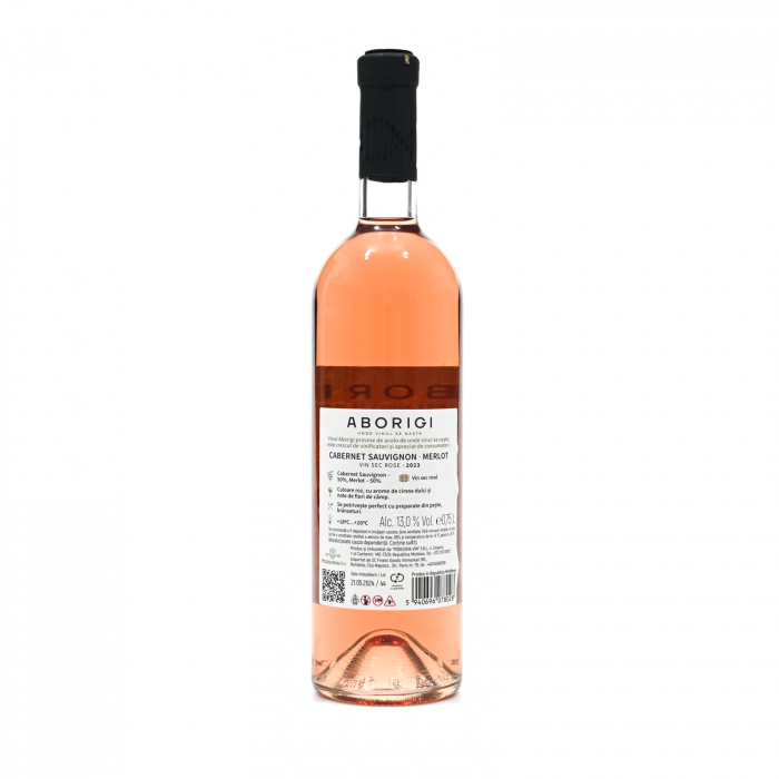 ABORIGI CABERNET SAUVIGNON & MERLOT - ROSE SEC - PODGORIA VIN 0.75L [2]