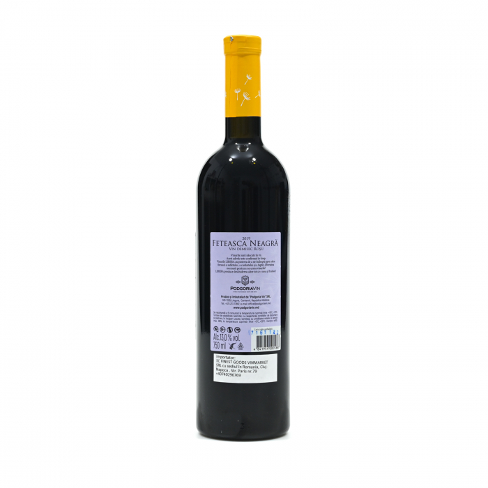 LIBERA FETEASCA NEAGRA IGP - ROSU DEMISEC - PODGORIA VIN 0.75L [2]