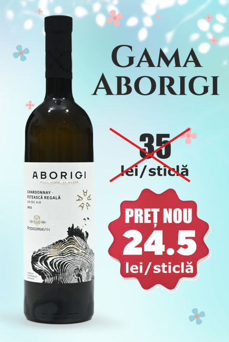 !PROMOȚIE DE PRIMĂVARĂ! ABORIGI SAPERAVI - ROSU SEC - PODGORIA VIN 0.75L !PROMOȚIE DE PRIMĂVARĂ! [4]
