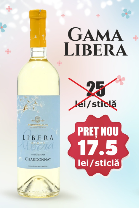 !PROMOȚIE DE PRIMĂVARĂ! LIBERA CABERNET SAUVIGNON - ROSE DEMISEC - PODGORIA VIN 0.75L !PROMOȚIE DE PRIMĂVARĂ! [4]