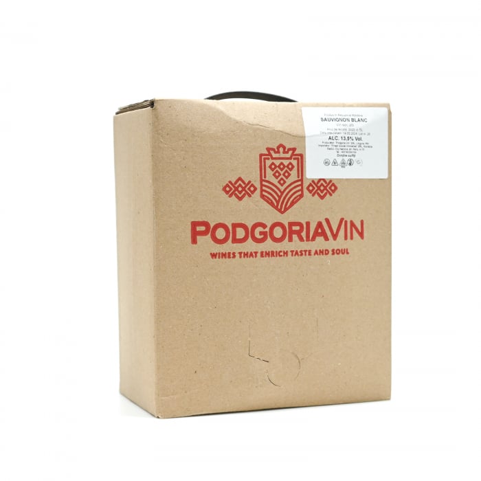 VIN SAUVIGNON BLANC - ALB SEC - Bag-in-Box Podgoria Vin 5L [1]