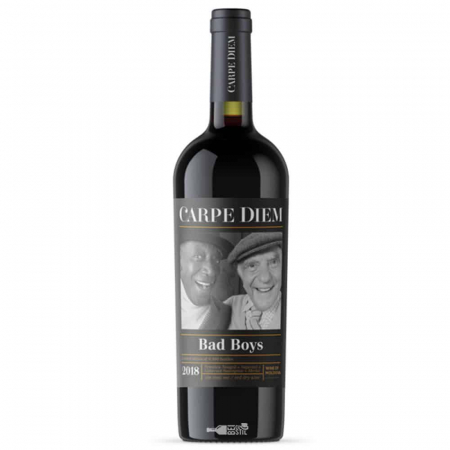 VIN ÎN STICLĂ - CARPE DIEM BAD BOYS - FETEASCA NEAGRĂ, SAPERAVI, CABERNET SAUVIGNON & MERLOT - ROȘU SEC - CASA LUCA 0.75L