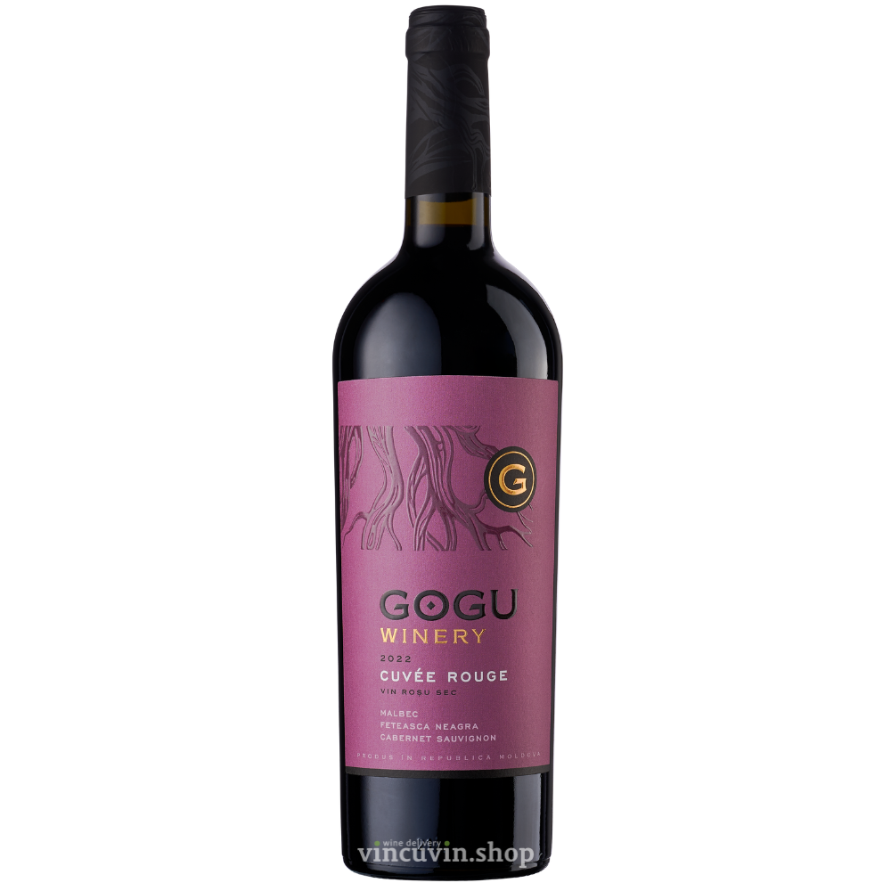 VIN ÎN STICLĂ - CUVEE ROUGE - ROȘU SEC - GOGU WINERY 0.75L