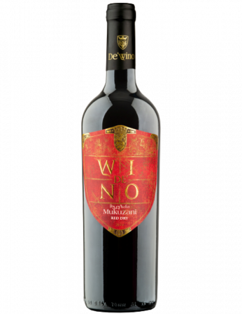 VIN SEC ÎN STICLĂ - DE’WINO MUKUZANI - ROSU SEC - BATONO 0.75L