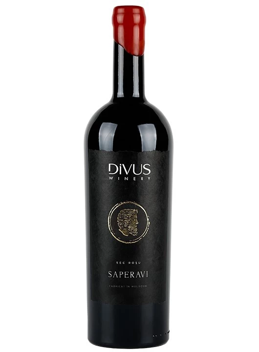 VIN ÎN STICLĂ - DIVUS SAPERAVI - ROSU SEC - DIVUS WINERY 0.75L