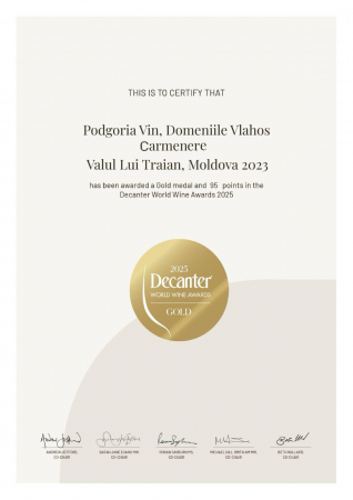 DOMENIILE VLAHOS CARMENERE UNIQUE EDITION - ROSU SEC - PODGORIA VIN 0.75L [1]