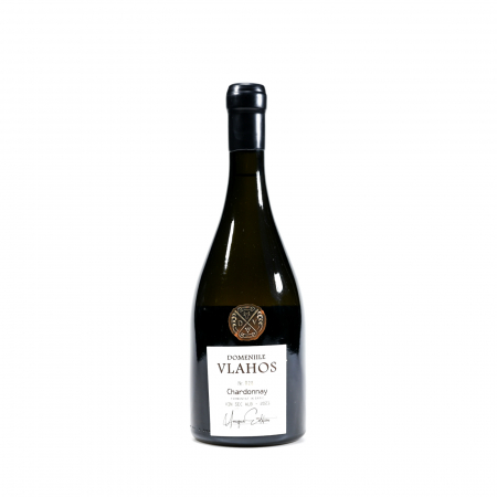 VIN ALB ÎN STICLĂ - DOMENIILE VLAHOS CHARDONNAY UNIQUE EDITION - ALB SEC - PODGORIA VIN 0.75L