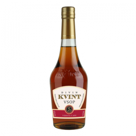 REPUBLICA MOLDOVA - KVINT DIVIN VSOP - 5 ANI - KVINT DIVIN 0.5L