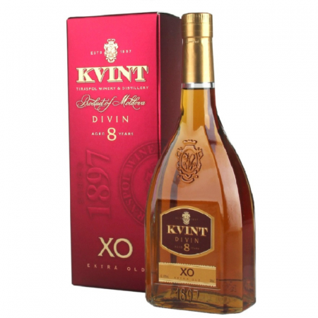 REPUBLICA MOLDOVA - KVINT DIVIN XO - 8 ANI - KVINT DIVIN 0.5L
