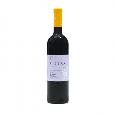 VIN ROȘU ÎN STICLĂ - LIBERA FETEASCA NEAGRA IGP - ROSU DEMISEC - PODGORIA VIN 0.75L