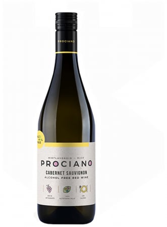 NON-ALCOOLICE - PROCIANO CABERNET SAUVIGNON - VIN DEZALCOOLIZAT ROȘU DULCE - 0.75L