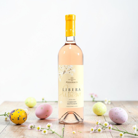 VIN DEMIDULCE ÎN STICLĂ - !PROMOȚIE DE PRIMĂVARĂ! LIBERA CABERNET SAUVIGNON - ROSE DEMIDULCE - PODGORIA VIN 0.75L !PROMOȚIE DE PRIMĂVARĂ!
