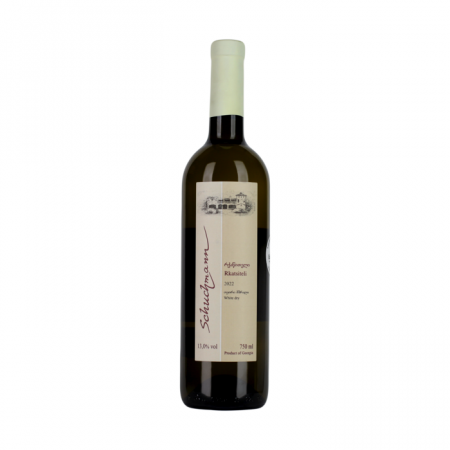 VIN ALB ÎN STICLĂ - SCHUCHMANN RKATSITELI - ALB SEC - SCHUCHMANN WINE 0.75L