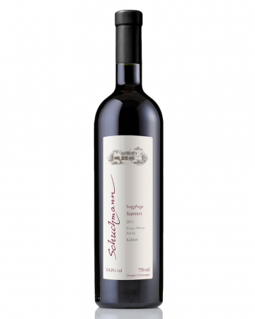 VIN SEC ÎN STICLĂ - SCHUCHMANN SAPERAVI - ROSU SEC - SCHUCHMANN WINE 0.75L