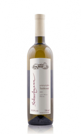 VIN ALB ÎN STICLĂ - SCHUCHMANN TSOLIKOURI - ALB SEC - SCHUCHMANN WINE 0.75L