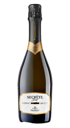 VIN SPUMANT ALB - SECRÉTE CHARDONNAY & VIORICA - VIN SPUMANT ALB BRUT - PODGORIA VIN 0.75L
