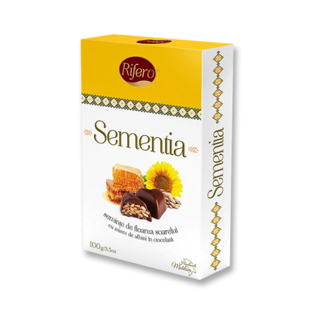 SEMINTE DE FLOARE SOARELUI CU MIERE IN CIOCOLATA RIFERO VRAC 100GR [1]