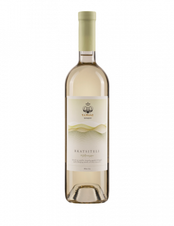 VIN ALB ÎN STICLĂ - VAZIANI RKATSITELI - ALB SEC - VAZIANI WINERY 0.75L