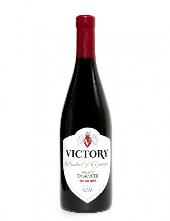 VIN DIN GEORGIA - VICTORY QVEVRI TAVKVERI - ROSU SEC - MIMINO 0.75L