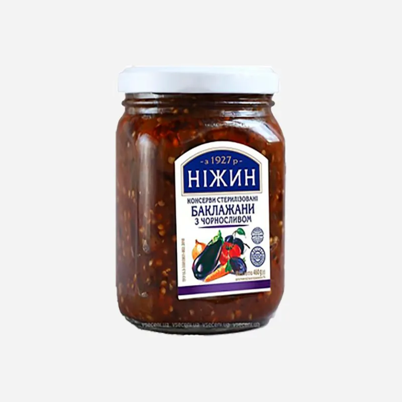 BĂCĂNIE - ZACUSCĂ DE VINETE CU PRUNE 460g