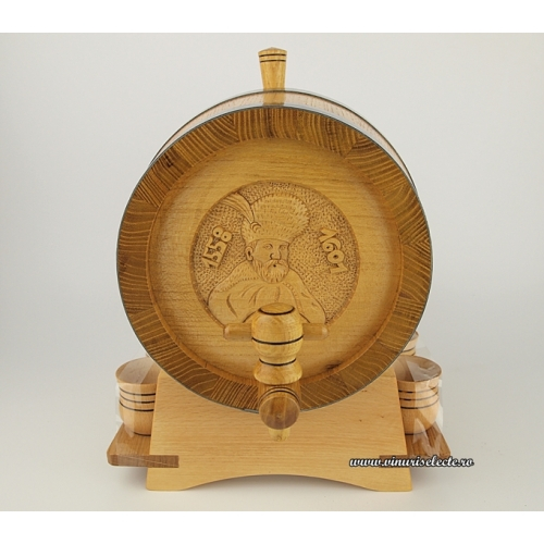 Butoias sculptat din dud pentru tuica, caisata, ciresata s.a. [2]