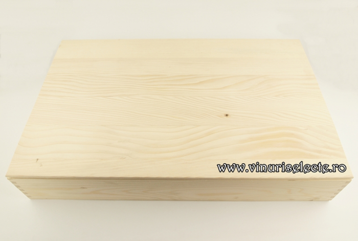 Cutie lemn masiv 6 sticle de vin 58x37x10 [3]