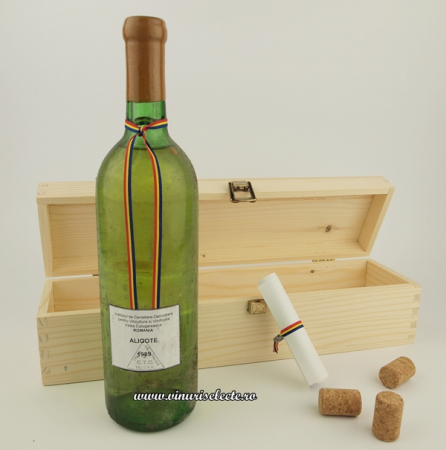Aligote - Aligote 1989 Valea Calugareasca in cutie lemn