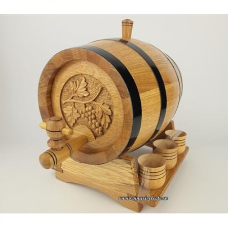 Butoias sculptat din stejar pentru vin [0]