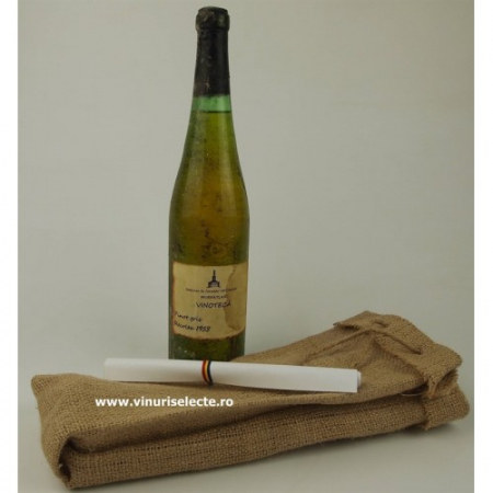 Tipuri de Vin - Chardonnay 1953 Murfatlar in cutie lemn