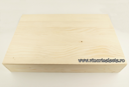 Cutie lemn masiv 6 sticle de vin 58x37x10 [2]