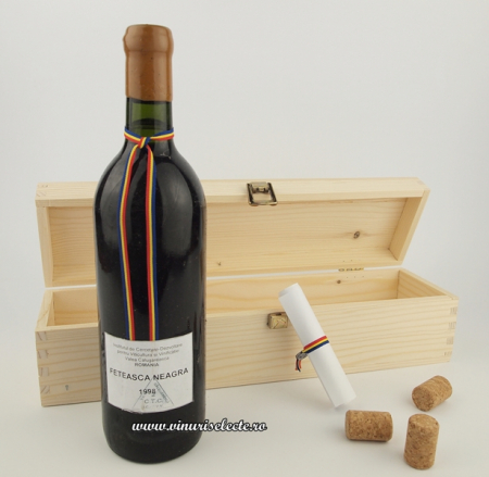 1998 - Feteasca Neagra 1998 Valea Calugareasca in cutie lemn