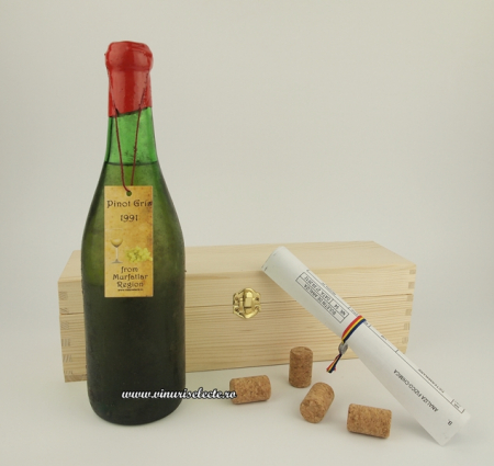 1990-1999 - Pinot Gris 1991 Murfatlar in cutie lemn