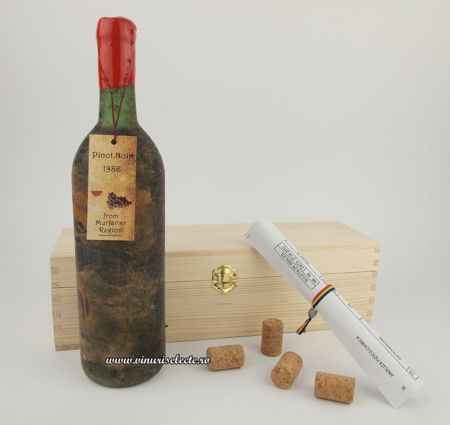 Pinot Noir - Pinot Noir 1986 Murfatlar in cutie lemn