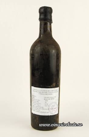 Vinoteca - Rosu de Minis 1959 in cutie lemn