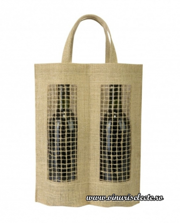 Sacose de iuta ecologica - Sacosa iuta ecologica VANCOUVER - 2 sticle