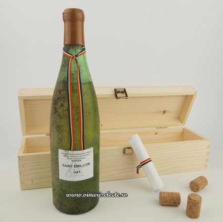 Saint Emilion - Saint Emilion 1981 Valea Calugareasca in cutie lemn