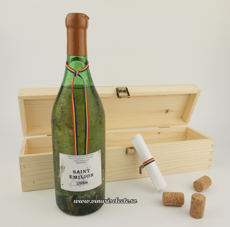 1986 - Saint Emilion 1986 Valea Calugareasca in cutie lemn
