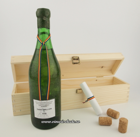 1990-1999 - Saint Emilion 1990 Valea Calugareasca in cutie lemn