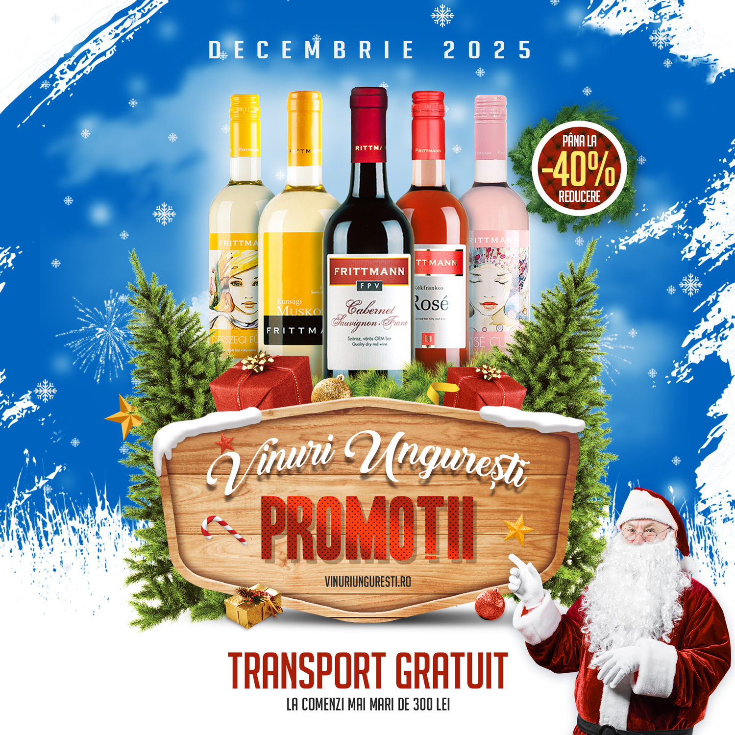 Reduceri de până la 40% la vinuri