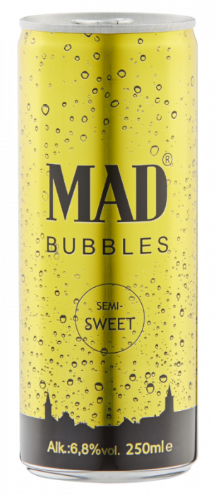 Bautură răcoritoare pe bază de vin demidulce MAD Bubbles - semi-sweet wine spritzer [1]