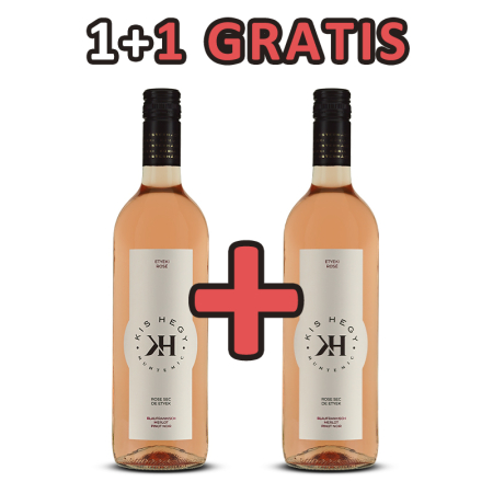 Vin rosé - KIS HEGY de Etyek - Etyeki Rosé, vin rose sec, PACHET 1+1 GRATIS