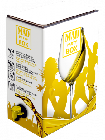 Mad Wine - Vin alb demidulce MAD Party Box