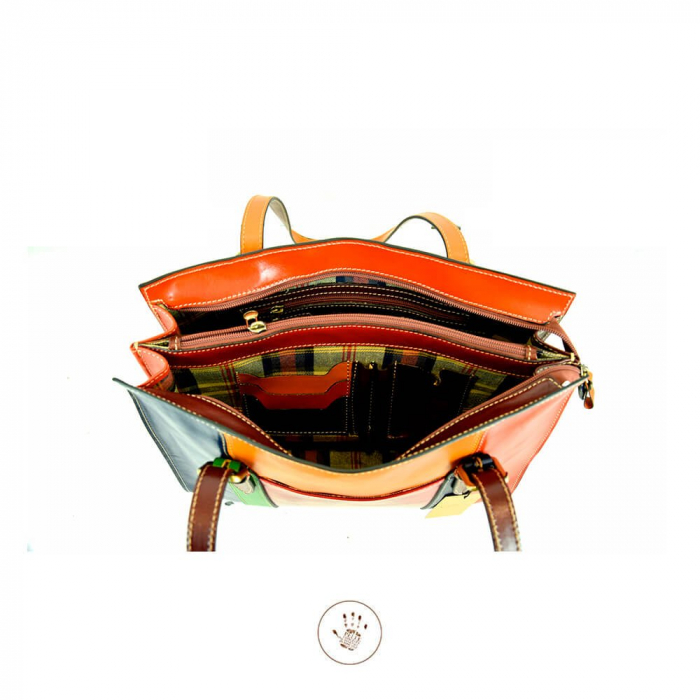 Geanta dama, TORNABUONI, XALAPA, de umar, multicolor, 35x12x27cm [3]