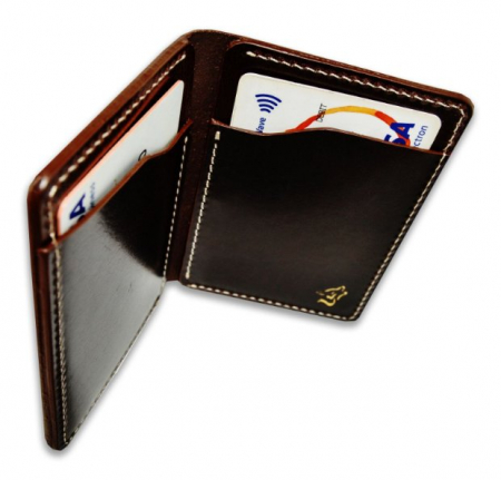 Card Holder Maro din piele naturala Artiss Corium [1]